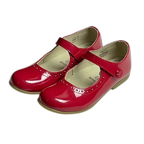 Footmates Emma Shoe - Red Patent main image 0
